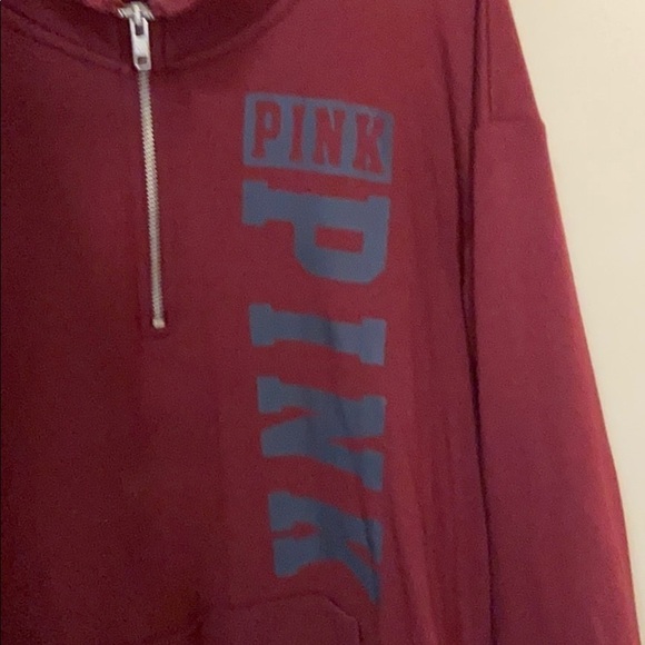 Victoria Secret Pink Burgundy Sweatshirt - Picture 4 of 9